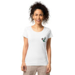Women’s basic organic t-shirt -Palestine Peace Bird